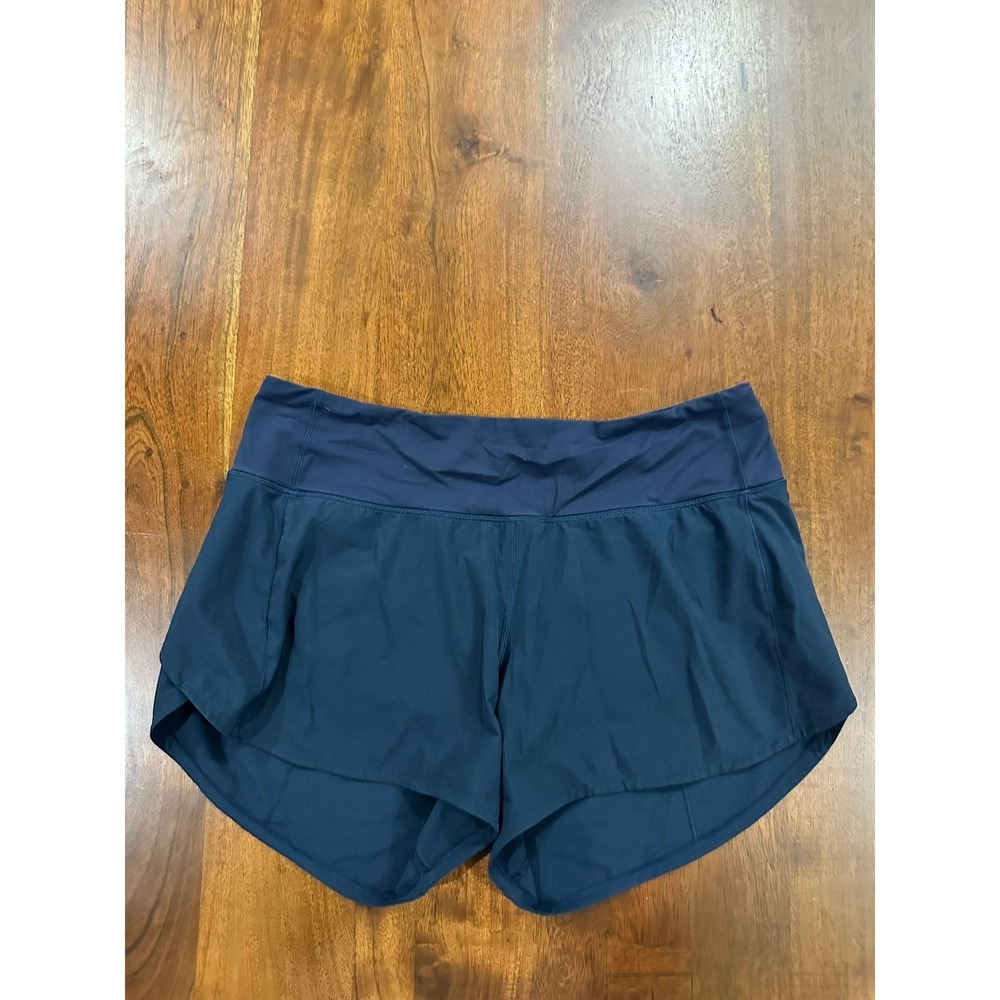 Lululemon Speed Up Low-Rise Lined Short 2.5 Navy Blue Runninga Size 8